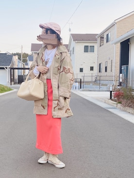 𝙱 𝙸 𝚆 𝙰      さん（レディース・158cm）の春コーディネート