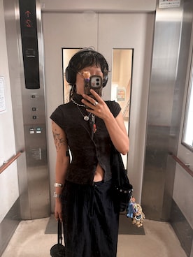 「DTYYPE（ドタイプ）のアイテム」を使った、𝙱 𝙸 𝚆 𝙰      さん（レディース・158cm）の夏コーディネート