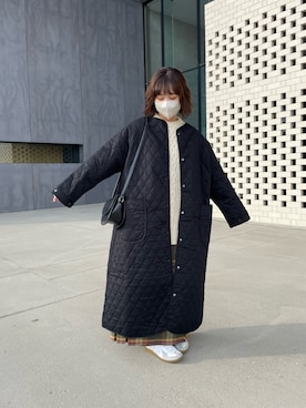 「Libra Cue（リブラ キュー）のアイテム（ジャケット/アウター）」を使った、こつさん（レディース・154cm）の冬コーディネート