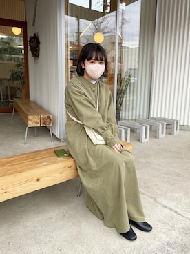 「studio CLIP（スタディオクリップ）のアイテム」を使った、こつさん（骨格ウェーブ・レディース・154cm）の冬コーディネート