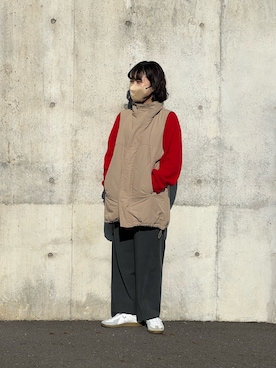 「studio CLIP（スタディオクリップ）のアイテム」を使った、こつさん（骨格ウェーブ・レディース・155cm）の冬コーディネート