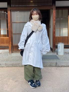 「studio CLIP（スタディオクリップ）のアイテム」を使った、こつさん（骨格ウェーブ・レディース・154cm）の秋コーディネート