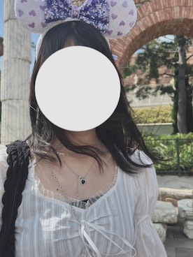 「アイテム（ヘアアクセサリー）」を使った、코さん（レディース・167cm）の春コーディネート