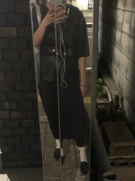 「WC（ダブル シー）のアイテム（トートバッグ）」を使った、ユさん（レディース・155cm）の夏コーディネート