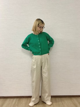 「ワントーンスタイル」｜chisatotakemotoさん（レディース・153cm）の冬コーディネート