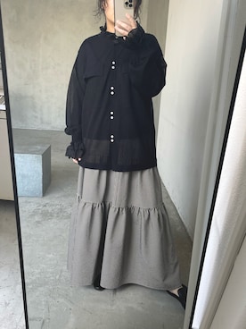 「Libra Cue（リブラ キュー）のアイテム」を使った、Libra Cue_abeさん（レディース・158cm）の春コーディネート