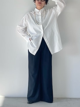 「Libra Cue（リブラ キュー）のアイテム（アクセサリー）」を使った、Libra Cue_abeさん（レディース・158cm）の秋コーディネート