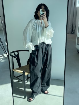 「Libra Cue（リブラ キュー）のアイテム」を使った、Libra Cue_abeさん（レディース・158cm）の春コーディネート