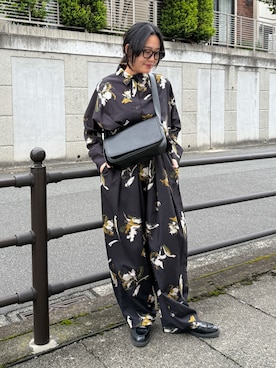 「Libra Cue（リブラ キュー）のアイテム」を使った、Libra Cue_abeさん（レディース・158cm）の秋コーディネート