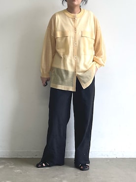 「Libra Cue（リブラ キュー）のアイテム」を使った、Libra Cue_abeさん（レディース・158cm）の春コーディネート