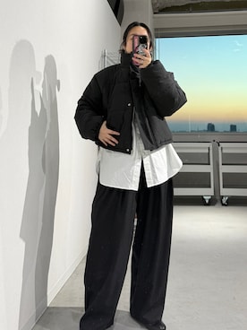 「Libra Cue（リブラ キュー）のアイテム」を使った、Libra Cue_abeさん（レディース・158cm）の秋コーディネート