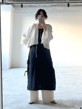 「Libra Cue（リブラ キュー）のアイテム」を使った、Libra Cue_abeさん（レディース・158cm）の春コーディネート