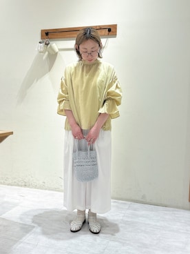 「TSUHARU by Samansa Mos2（ツハルバイサマンサモスモス）のアイテム（サンダル）」を使った、meguさん（レディース・159cm）の春コーディネート