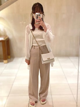 momo∨̈さん(レディース・159cm)の秋コーディネート