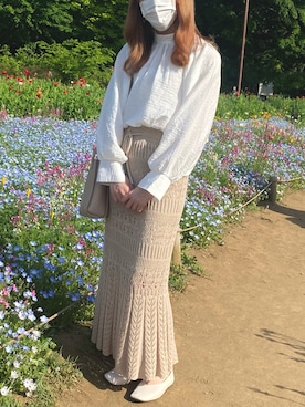 momo∨̈さん(レディース・159cm)の春コーディネート