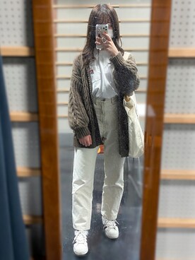 「テキトーですみません」｜momo∨̈さん（レディース・159cm）の秋コーディネート
