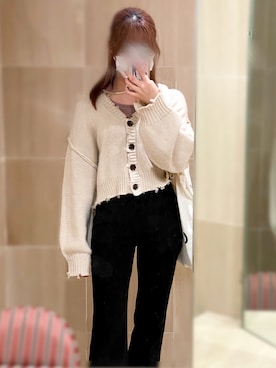 momo∨̈さん（レディース・159cm）の冬コーディネート