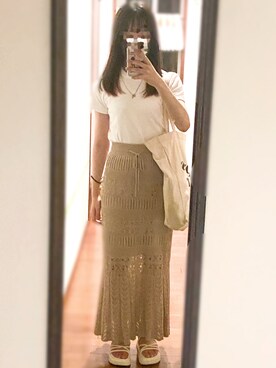 momo∨̈さん(レディース・159cm)の夏コーディネート