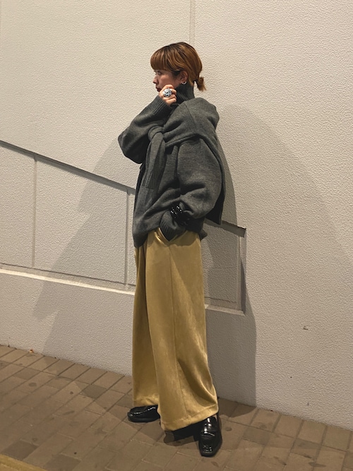 セール】ショルダータックスエードサロペット（サロペット