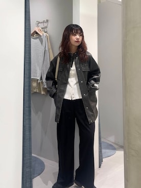 「20代後半」｜「アイテム（その他アウター）」を使った、たなりさん（レディース・164cm）の冬コーディネート
