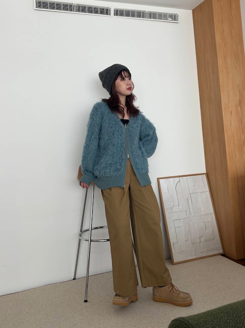 セール】『WEB/一部店舗限定』シャギーZIPカーディガン（カーディガン