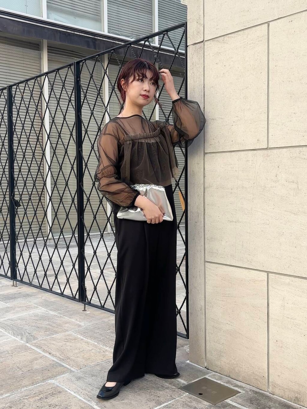 チュールブラウスSETベアサロペットを使った人気ファッション