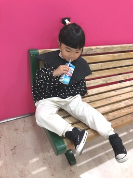 はゆ‪☺︎‬さん（キッズ・90cm）の春コーディネート