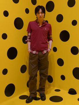 「ATTACHMENT（アタッチメント）のアイテム」を使った、Kazuhiro Hamadaさん（メンズ・175cm）の夏コーディネート