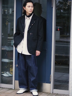 Kazuhiro Hamadaさん（メンズ・175cm）の冬コーディネート