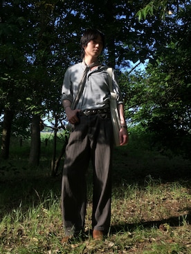 Kazuhiro Hamadaさん（メンズ・175cm）の夏コーディネート