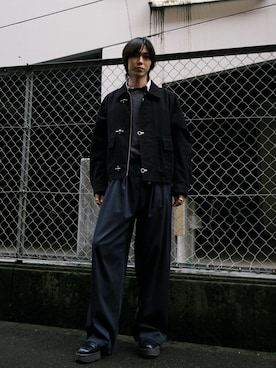 「VINTAGE（ヴィンテージ）のアイテム」を使った、Kazuhiro Hamadaさん（メンズ・175cm）の秋コーディネート