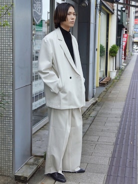 「saby（サバイ）のアイテム（ジャケット/アウター）」を使った、Kazuhiro Hamadaさん（メンズ・175cm）の秋コーディネート