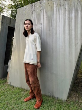 「真夏のアクティブスタイル」｜「アイテム（ブーツ）」を使った、Kazuhiro Hamadaさん（メンズ・175cm）の夏コーディネート