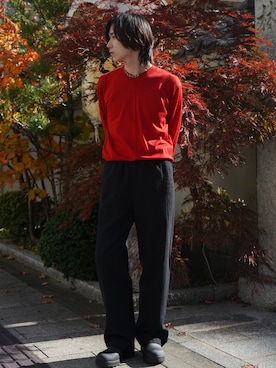 「アイテム（その他）」を使った、Kazuhiro Hamadaさん（メンズ・175cm・20代）の秋コーディネート