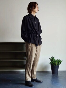 「シルク」｜「アイテム（その他）」を使った、Kazuhiro Hamadaさん（メンズ・175cm）の夏コーディネート