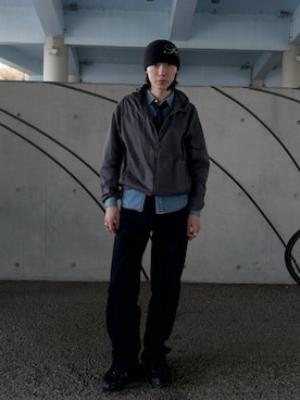 「Lee（リー）のアイテム（トップス）」を使った、Kazuhiro Hamadaさん（メンズ・175cm）の春コーディネート