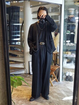 「APOCRYPHA.（アポクリファ）のアイテム（パンツ）」を使った、Kazuhiro Hamadaさん（メンズ・175cm）の秋コーディネート