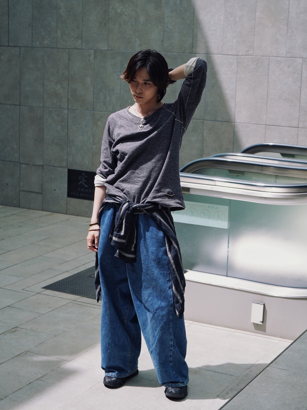 DIESEL｜デニムバギーパンツ
