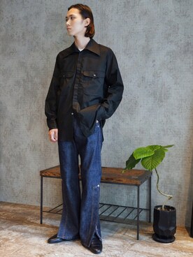 「APOCRYPHA.（アポクリファ）のアイテム（トップス）」を使った、Kazuhiro Hamadaさん（メンズ・175cm）の秋コーディネート