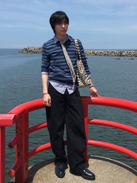 「APOCRYPHA.（アポクリファ）のアイテム」を使った、Kazuhiro Hamadaさん（メンズ・175cm）の夏コーディネート