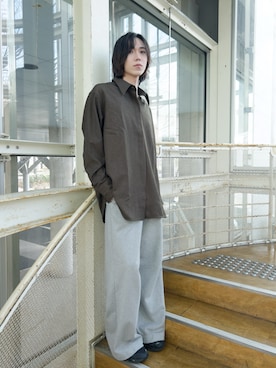 「MASU（エムエーエスユー）のアイテム」を使った、Kazuhiro Hamadaさん（メンズ・175cm）の春コーディネート