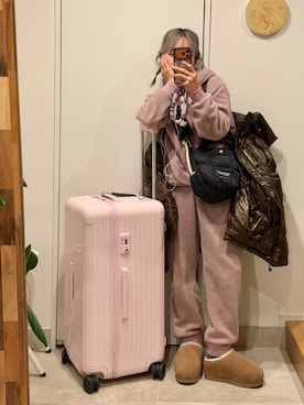 高橋愛さん(レディース・154cm)の冬コーディネート