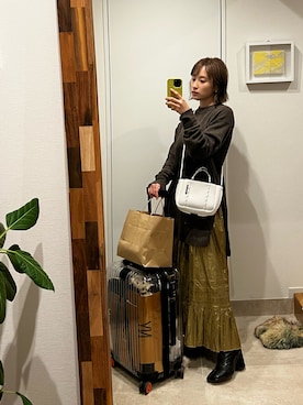 「ふくうコーデ」｜高橋愛さん（レディース・154cm）の春コーディネート