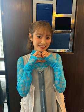 「アイテム（ワンピース/ドレス）」を使った、高橋愛さん（レディース・154cm）の春コーディネート