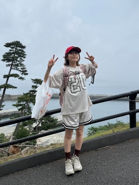 「UNITED ARROWS（ユナイテッドアローズ）のアイテム」を使った、高橋愛さん（レディース・154cm）の夏コーディネート