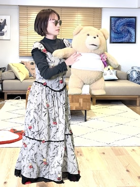 「ふくうコーデ」｜高橋愛さん（レディース・154cm）の冬コーディネート