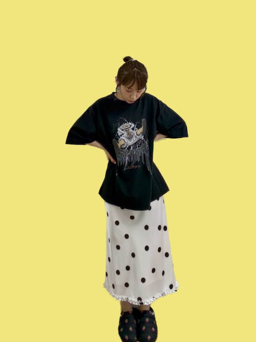 MAISON SPECIAL（メゾンスペシャル） スカート Dot Frill Midi-length