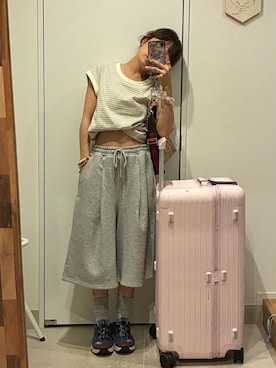 高橋愛さん(レディース・154cm)の夏コーディネート