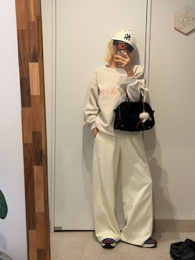 「スウェット好き」｜高橋愛さん（レディース・154cm）の秋コーディネート
