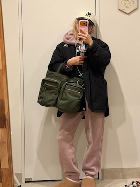 「アイテム（ブーツ）」を使った、高橋愛さん（レディース・154cm）の秋コーディネート